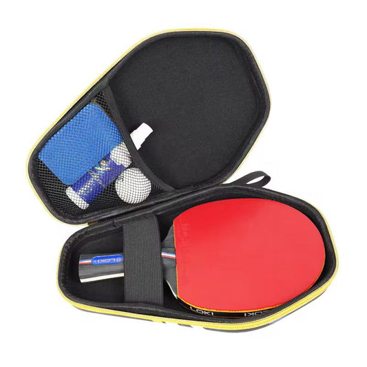 LOKI Premium Hard Shell Table Tennis Racket Case – Shockproof EVA Ping Pong Paddle Cover with Ball Storage