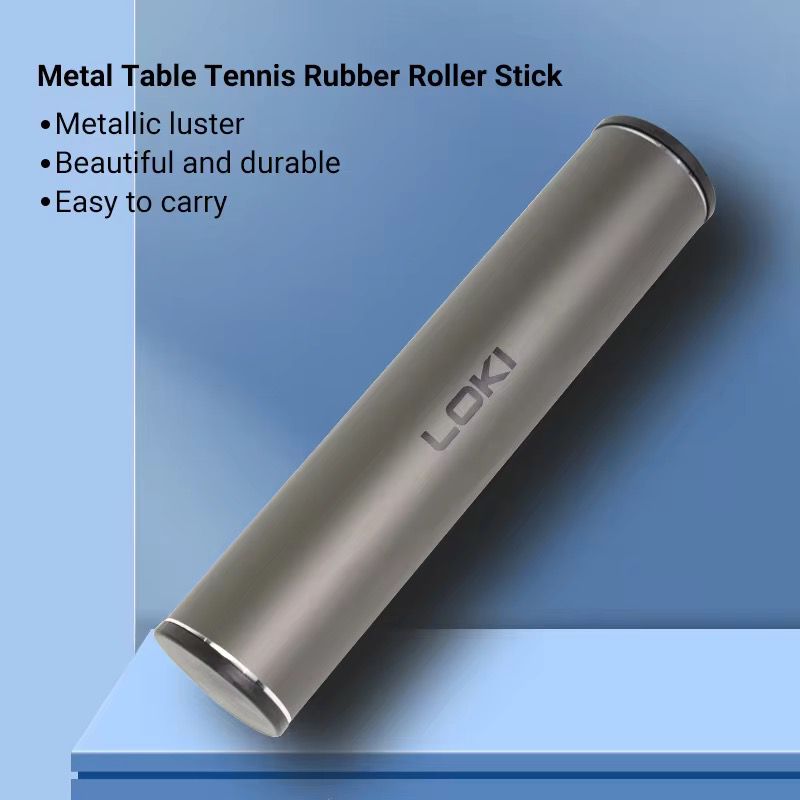 Loki Metal Table Tennis Rubber Roller & Ball Case – 2-in-1 Durable Ping Pong Accessory