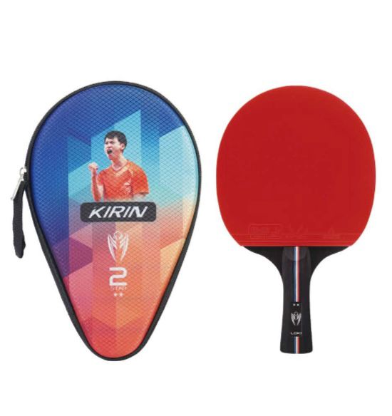 LOKI K2 Star Table Tennis Racket with Case | 2 Star Ping Pong Racket for Beginners & Club Players