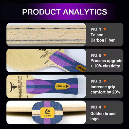 Loki Telson China | Limba surface combined with 5-ply wood + 2 Telson Carbon layers