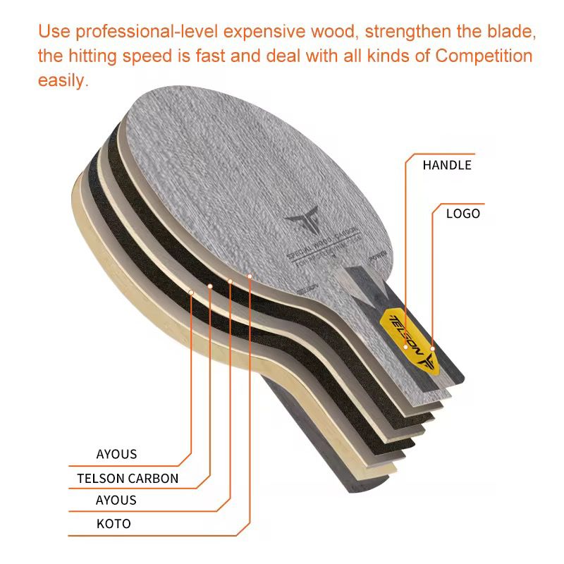 LOKI TELSON POWER Professional Table Tennis Blade