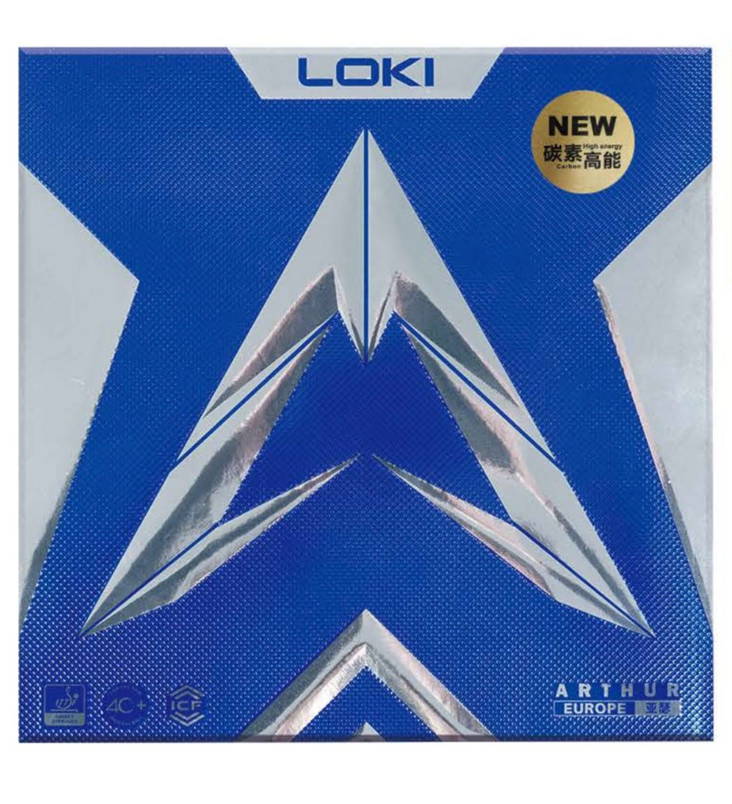 Loki Arthur Europe ITTF Approved Table Tennis Rubber – High Spin & Speed