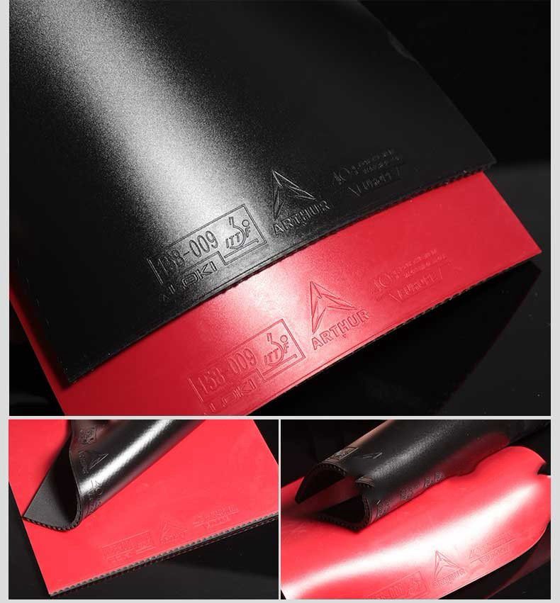 Loki Arthur Europe ITTF Approved Table Tennis Rubber – High Spin & Speed