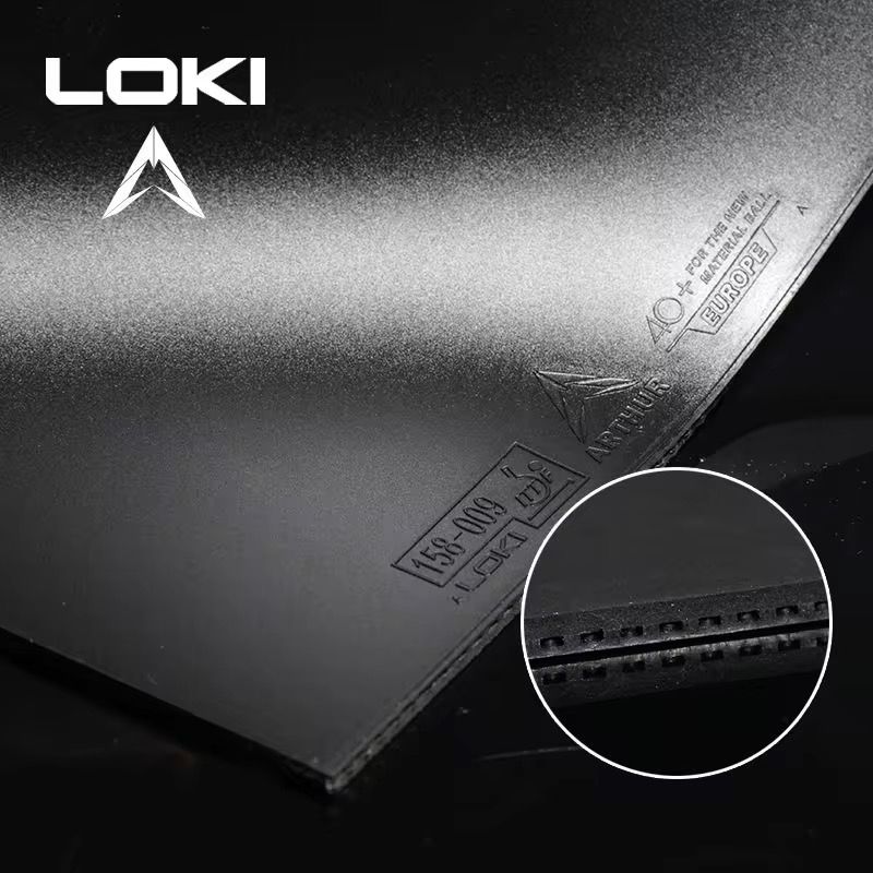 Loki Arthur Europe ITTF Approved Table Tennis Rubber – High Spin & Speed