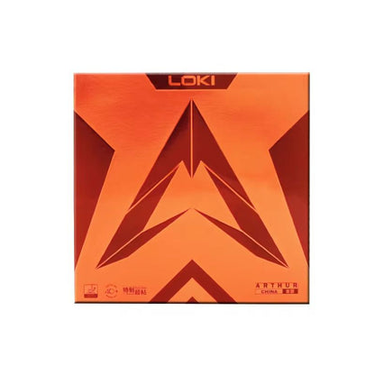 LOKI Arthur China Table Tennis Rubber – ITTF Approved | Super Sticky High Spin & Control Rubber for Professional Players