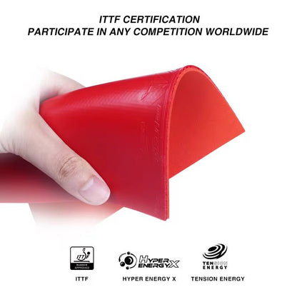 LOKI Telson 100 Table Tennis Rubber | Professional Backhand Rubber with High Speed, Spin & Control | ITTF Approved