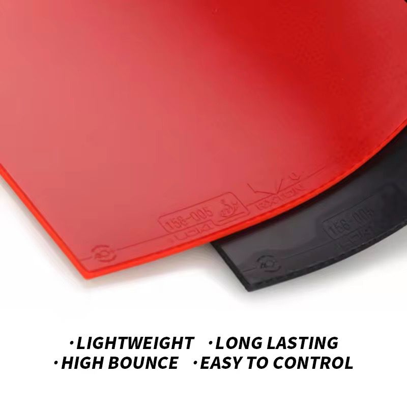LOKI Rxton 1 Table Tennis Rubber – Sticky Topsheet with Kunlun Sponge | High Spin, Precision & Control (ITTF Approved)
