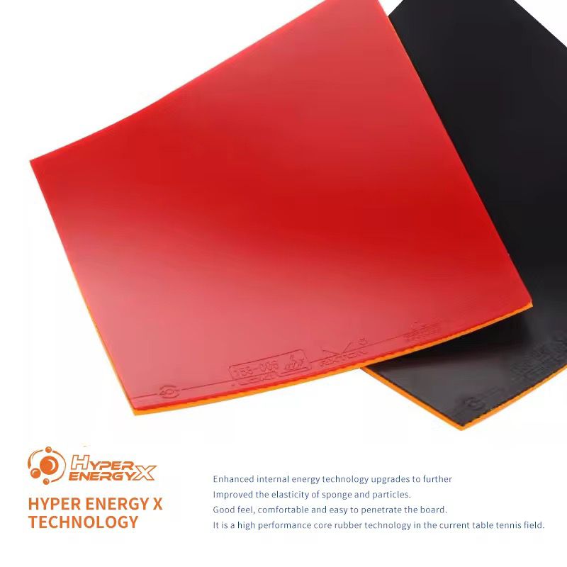 Loki Rxton 3 Table Tennis Rubber – Hyper Energy X & Negh Sponge Technology | High Spin, Speed & Control | ITTF Approved