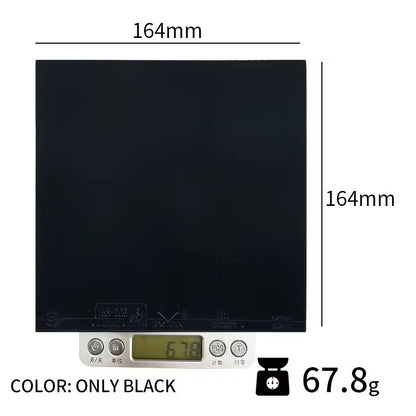 LOKI Rxton 3 Pro Blue Sponge Table Tennis Rubber – High Spin, Power & Precision (Black, 2.1mm, 40° Hardness)