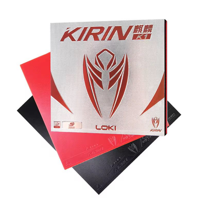 LOKI Kirin K1 Table Tennis Rubber (Non-Sticky, 37° Hardness, 2.1mm Sponge) – Fast Attack & Precision Control with Kunlun Sponge | ITTF Approved