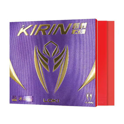 LOKI Kirin K5 Table Tennis Rubber (Non-Sticky, 37° Hardness, High Spin & Arc Control, ITTF Approved)