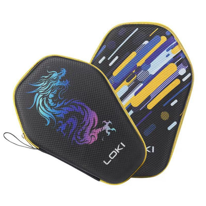 LOKI Premium Hard Shell Table Tennis Racket Case – Shockproof EVA Ping Pong Paddle Cover with Ball Storage