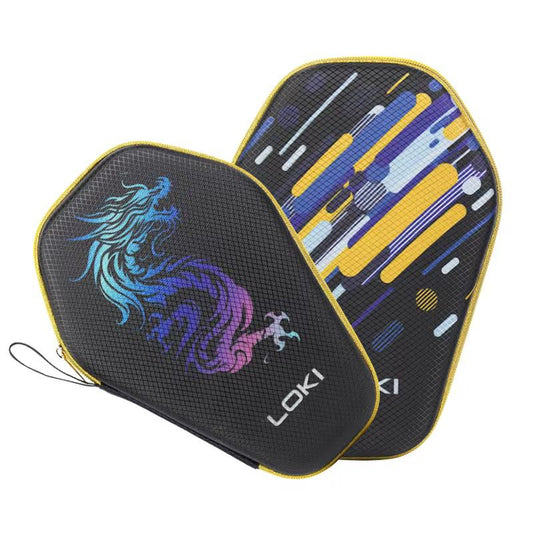 LOKI Premium Hard Shell Table Tennis Racket Case – Shockproof EVA Ping Pong Paddle Cover with Ball Storage