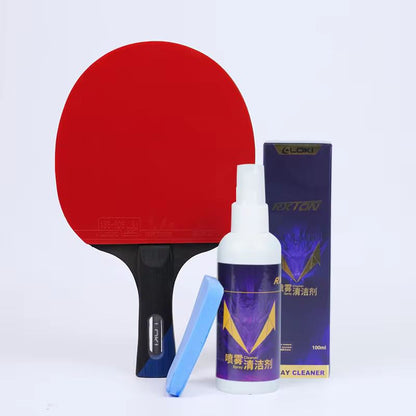 LOKI Table Tennis Racket Rubber Spray Cleaner (100ml) Long-Lasting Grip & Protection