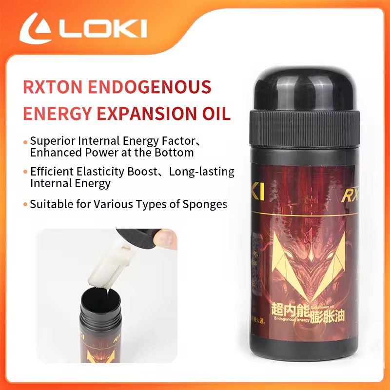 LOKI RXTON Table Tennis Energy Expansion Oil | Professional Rubber Booster for Superior Elasticity & Power – 100ml