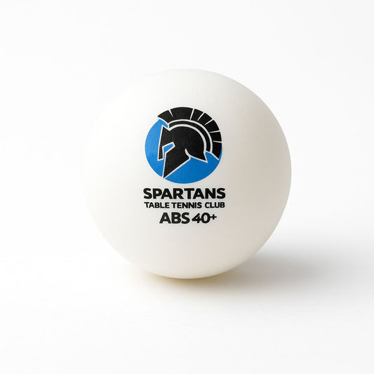 Spartans Table Tennis Balls – ABS 40+ Seamless Ping Pong Balls (Pack of 100) for Training, Clubs & Professional Play