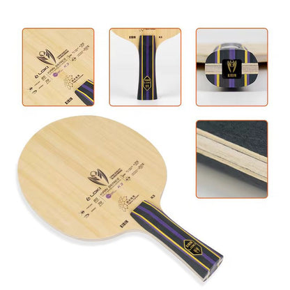 Loki Kirin K3 Table Tennis Blade | 5 Ply Wood + 2 Nano Carbon | Professional Offensive Blade for Speed & Power