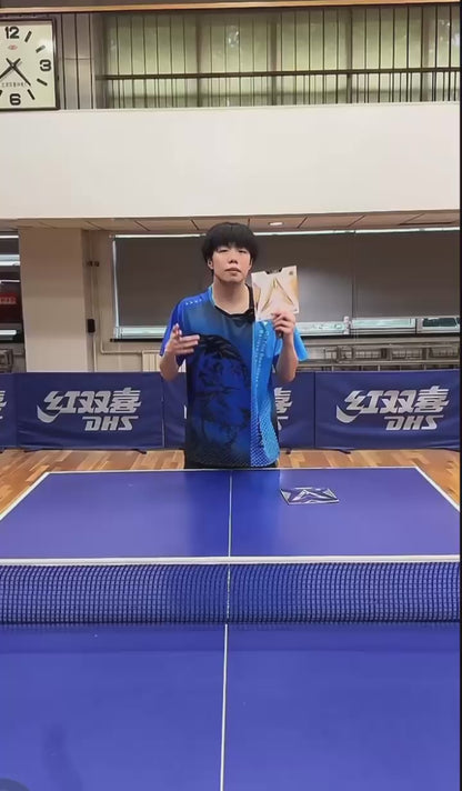 Loki Arthur Europe Diamond Table Tennis Rubber | ITTF Approved Professional Sticky Rubber with Carbon Cake Sponge for Spin, Speed & Control (39° Hardness, 2.2mm)