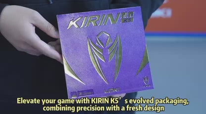 LOKI Kirin K5 Table Tennis Rubber (Non-Sticky, 37° Hardness, High Spin & Arc Control, ITTF Approved)