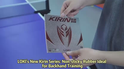 LOKI Kirin K1 Table Tennis Rubber (Non-Sticky, 37° Hardness, 2.1mm Sponge) – Fast Attack & Precision Control with Kunlun Sponge | ITTF Approved