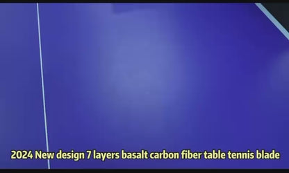 LOKI Rxton 7 Pro | 5-ply wood + 2 layers of basalt carbon| Professional Table Tennis Blade