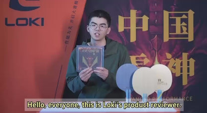 LOKI Rxton IX Table Tennis Rubber – Hyper Energy X Sponge, High Spin & Arc Control, Professional Ping Pong Rubber (Black, ITTF Approved)